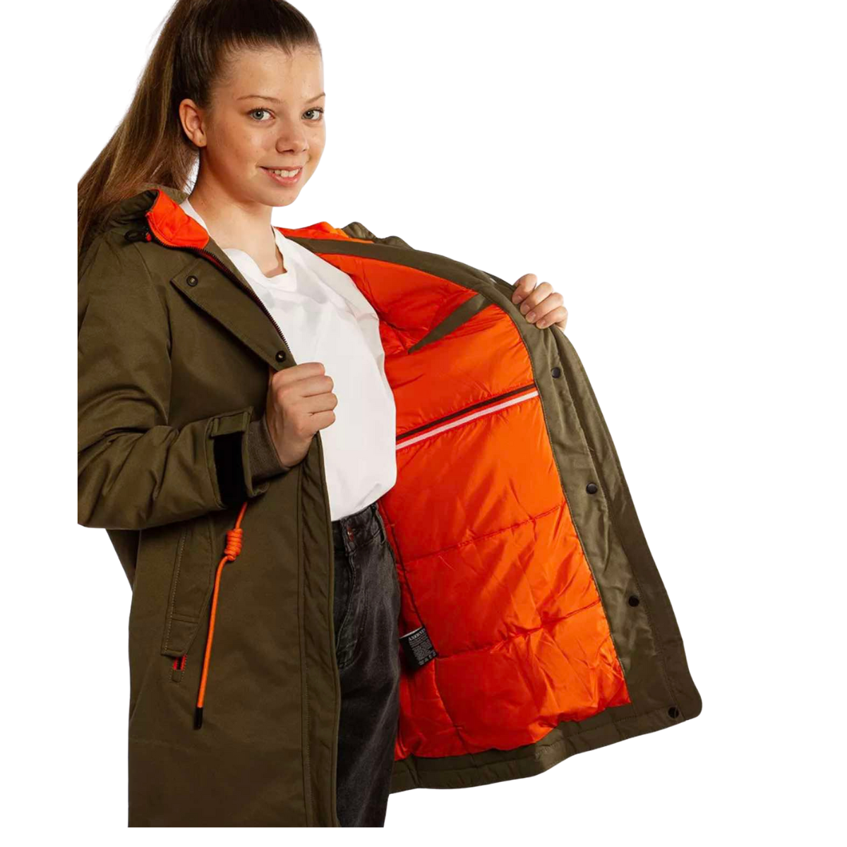 206 Unisex Mid-Season Parka with Belt | Ages 10β16 | Sizes 140β164 cm