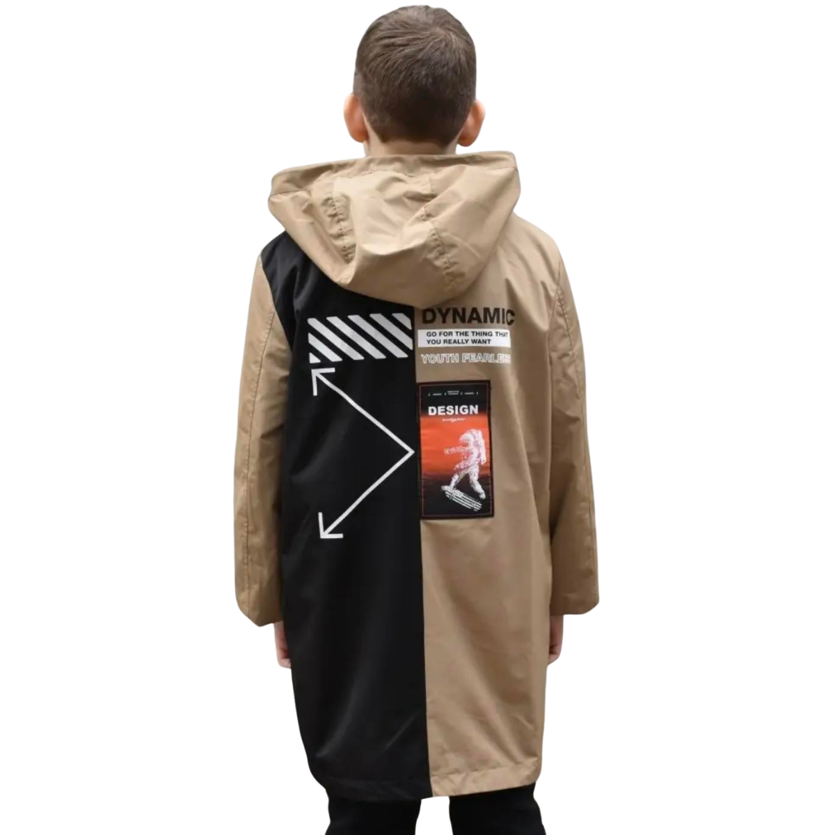 Boys' Lightweight Softshell Jacket with Fleece Lining β Waterproof Mid-Season Coat | Sizes 116β140 cm | Ages 5β10