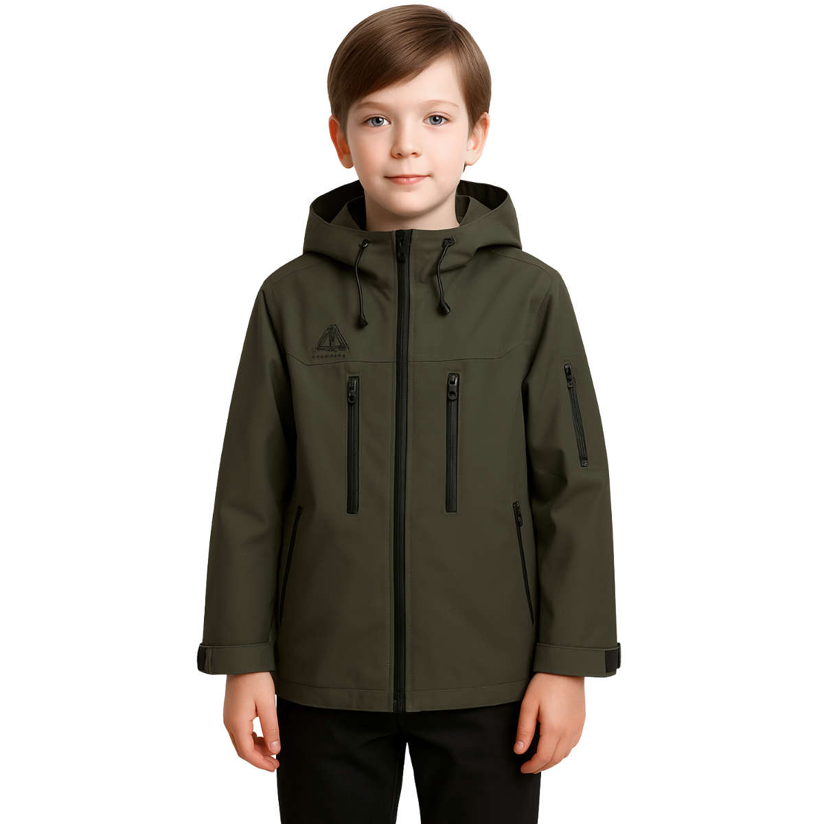 Boys' Lightweight Softshell Jacket with Fleece Lining β Waterproof Mid-Season Coat | Sizes 140β164 cm | Ages 10β15