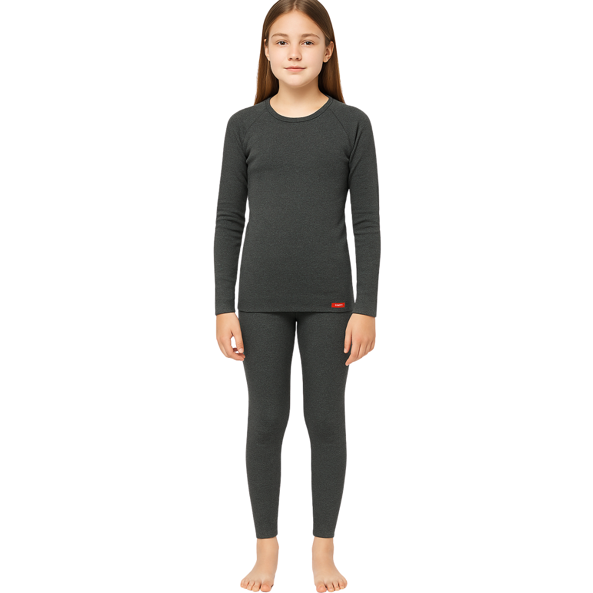 231 Girls’ Thermal Underwear Set – Long Sleeve Top & Pants | Sizes 3–17 Years