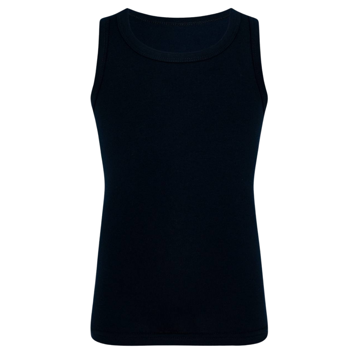 2606 BiyoKids Boys’ Colored Tank Tops – 95% Cotton, 5% Elastane | Ages 1–10 | Made in Turkey | Sold per Piece