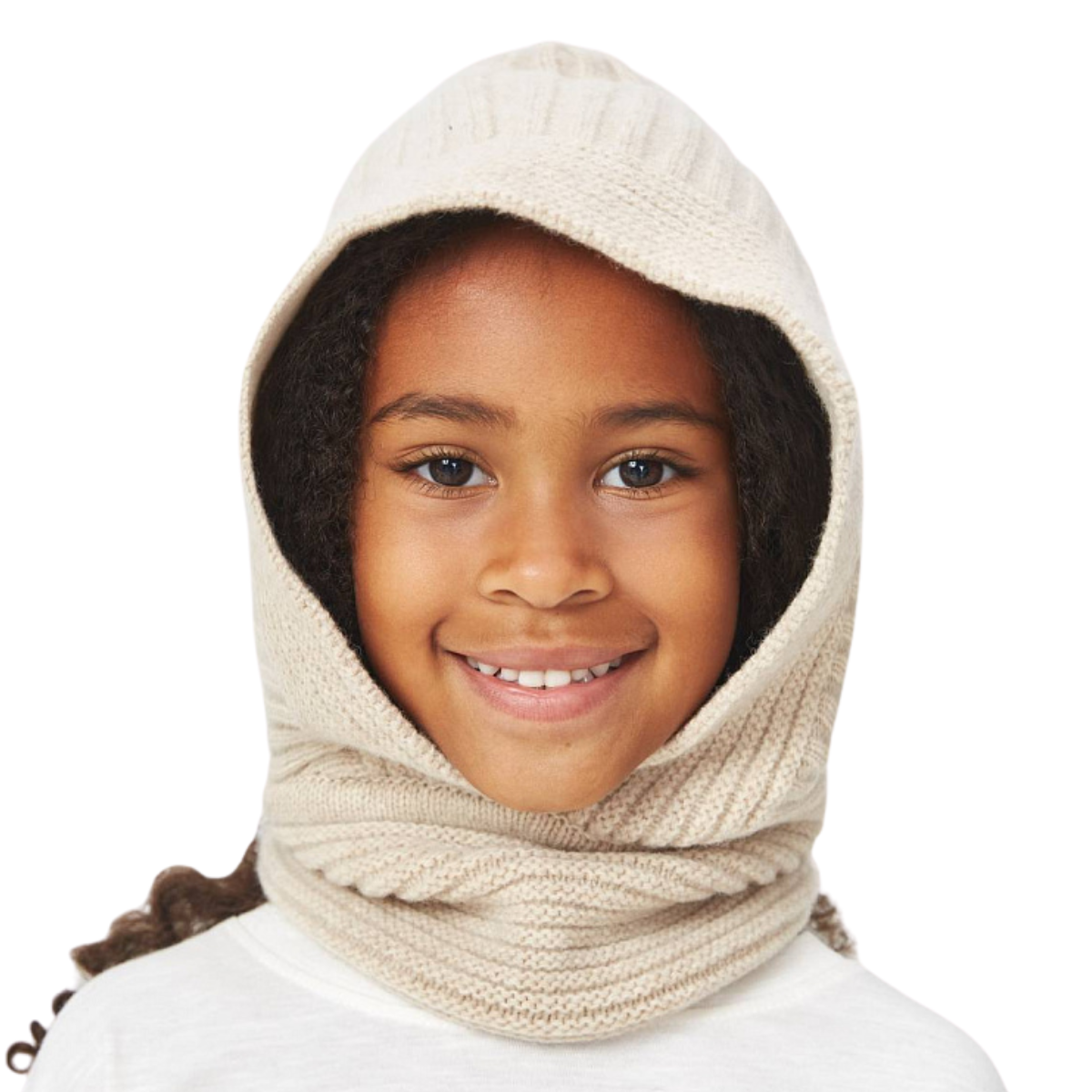 11179 Kids’ & Teens’ Knitted Cashmere & Wool Hood – Fall/Euro Winter | 2–5 Years (52–54 cm), 6+ Years (56–58 cm) | Up to –5°C