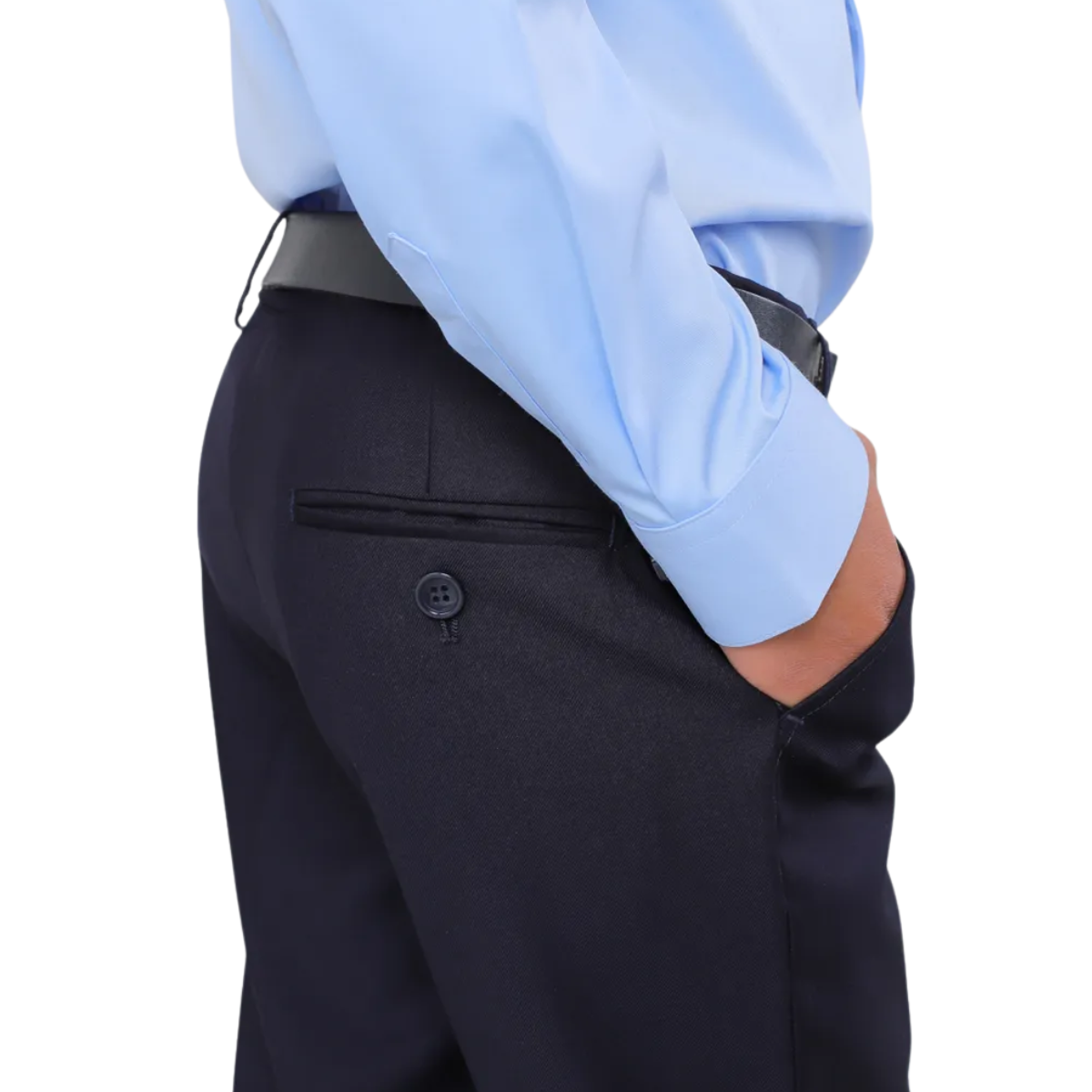 1213001 / 1219 Boys Slim-Fit Classic Dress Pants | Side Elastic Adjusters | Cotton, Wool, Polyester | Viscose Lining | Ages 1.5–6 Years