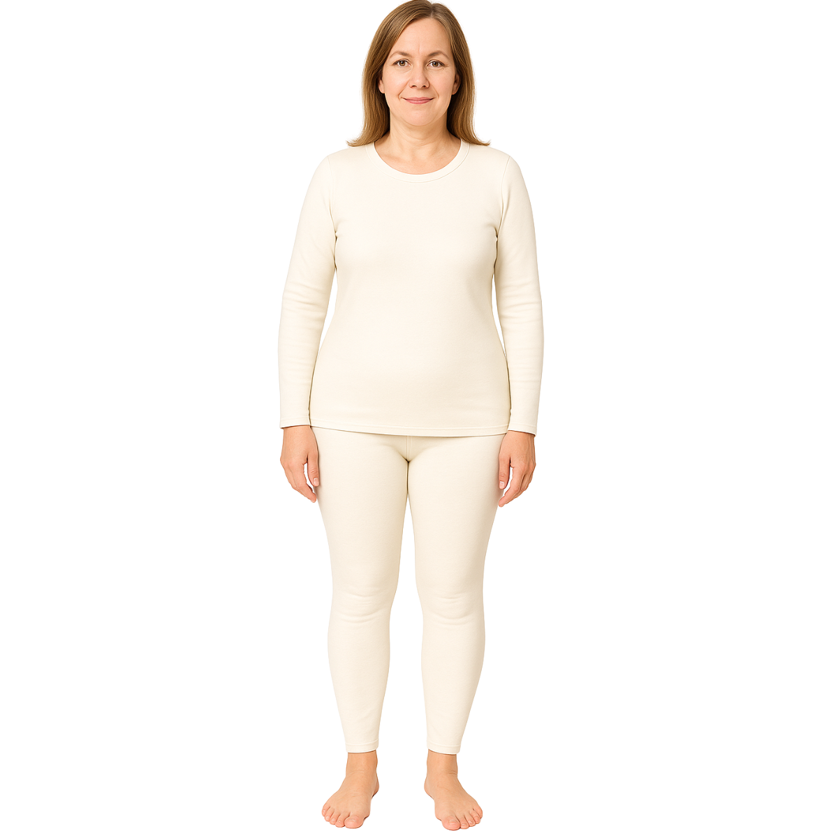 1905 Women’s Thermal Underwear Set with Cuffs | FSM1453 | Sizes S–XL | Made in Turkey