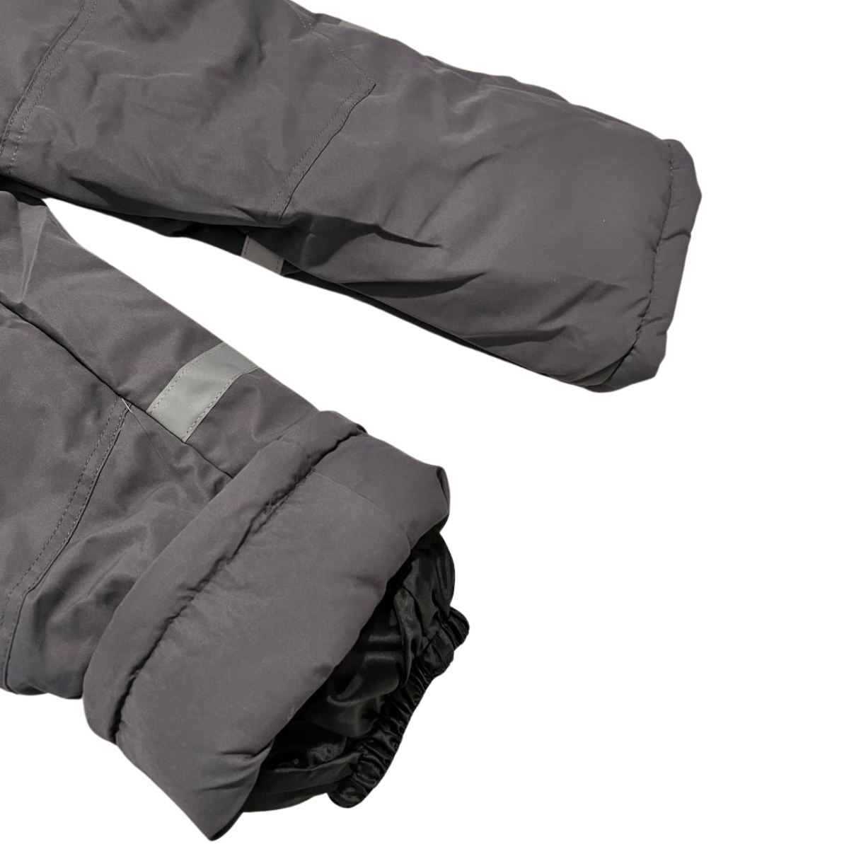 859 Winter Membrane Set for Girls with Natural Fur Hood (Jacket + Snow Bib Pants) | Dandelion Print Design | Sizes 110–134 (5–9 Years) | Up to −30°C (−22°F)