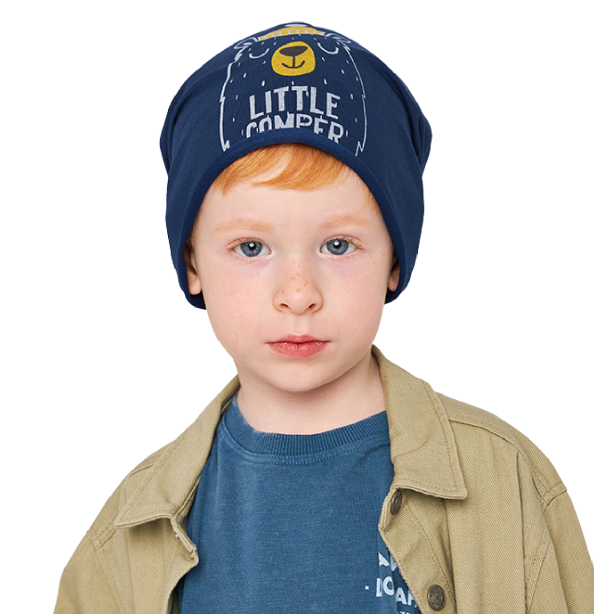 10827 Boys' Cotton Hat – Size 50–52 cm (+- 2 Years)