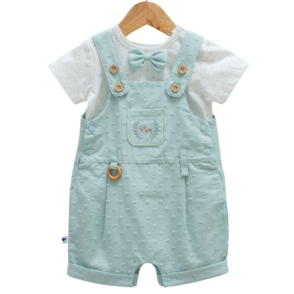 8850 Newborn & Baby 2-Piece Set – Romper and T-Shirt | 100% Cotton | 0-12 Months
