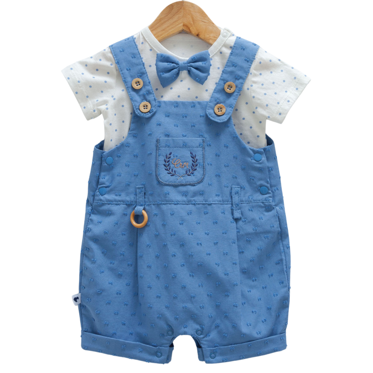 8850 Newborn & Baby 2-Piece Set – Romper and T-Shirt | 100% Cotton | 0-12 Months