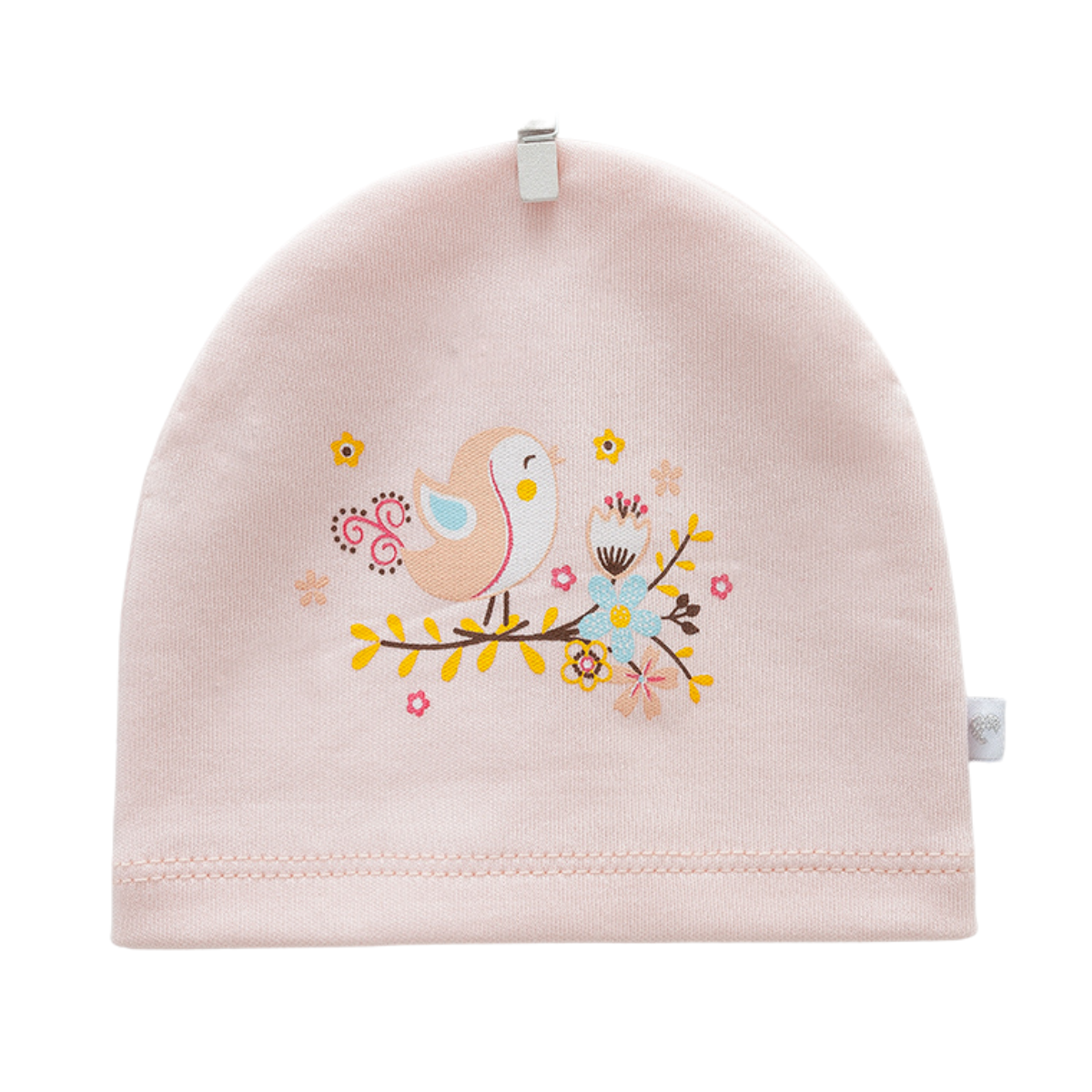 8214 Lightweight Cotton Baby Bonnet for Girls β Single Layer | 100% Cotton | Sizes 0β9 Months | Caramell (Turkey)