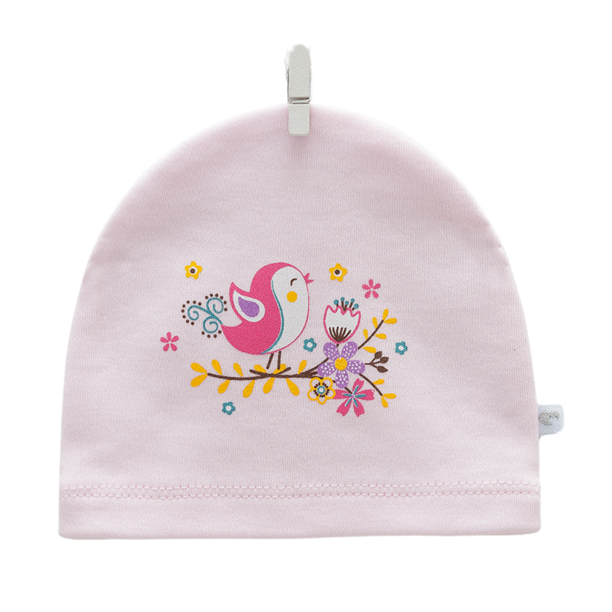 8214 Lightweight Cotton Baby Bonnet for Girls β Single Layer | 100% Cotton | Sizes 0β9 Months | Caramell (Turkey)