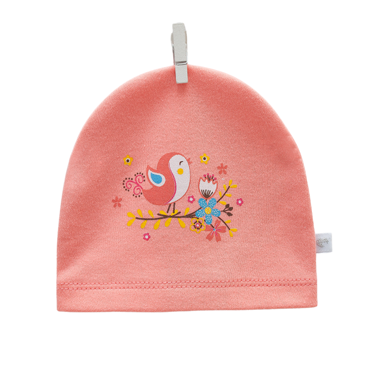 8214 Lightweight Cotton Baby Bonnet for Girls β Single Layer | 100% Cotton | Sizes 0β9 Months | Caramell (Turkey)
