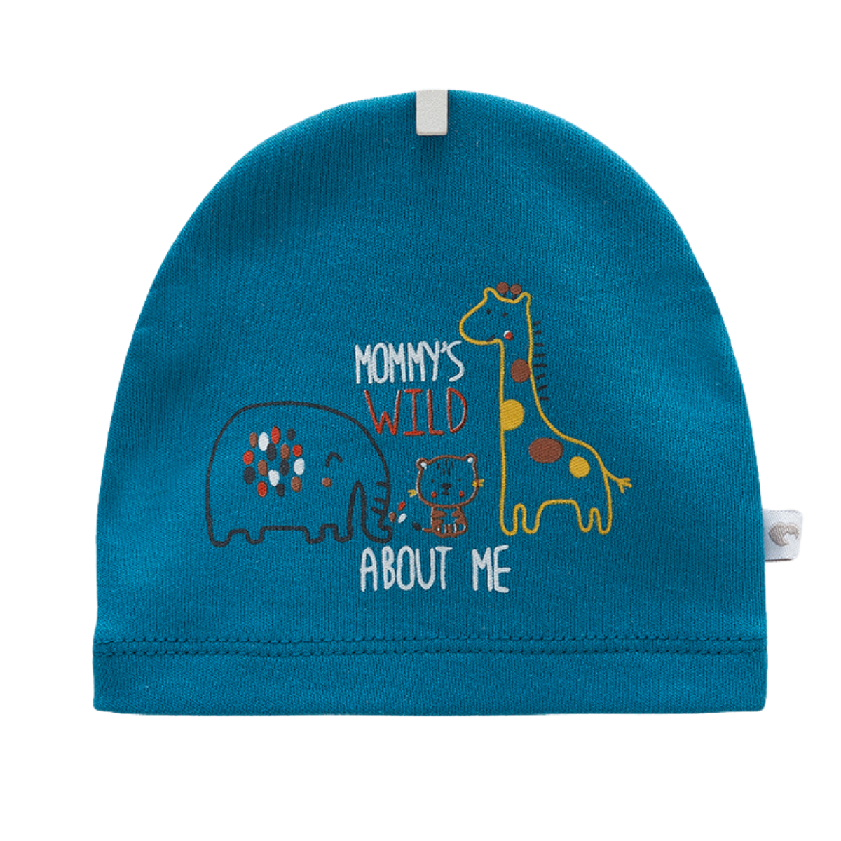 8217 Lightweight Cotton Baby Hat for Boys β Safari Animal Print | Single Layer | 100% Cotton | Sizes 0β9 Months | Caramell (Turkey)