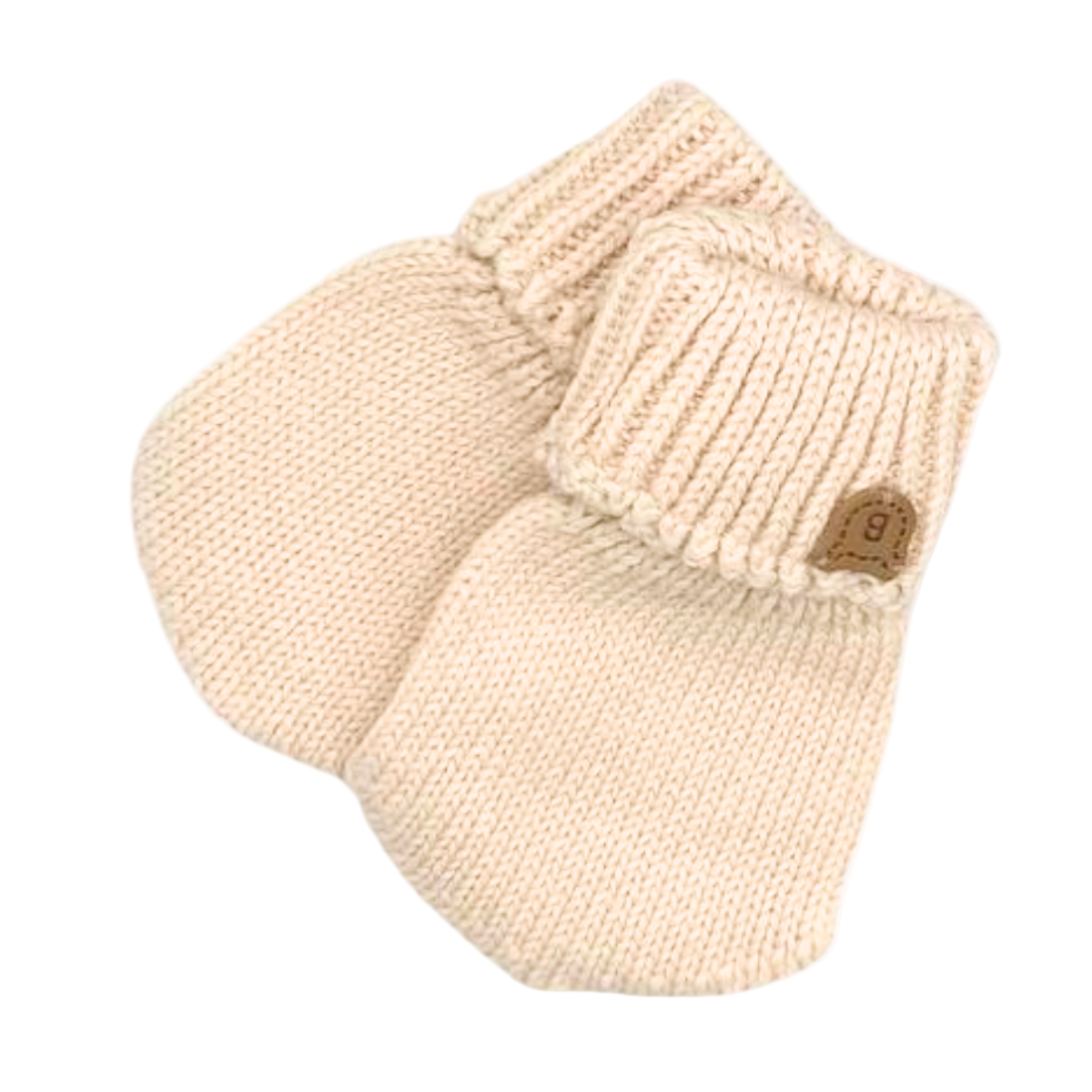2335 Baby Knit Mittens – Unisex Bear Design | 0–12 Months | Spring–Fall | Plus Weather