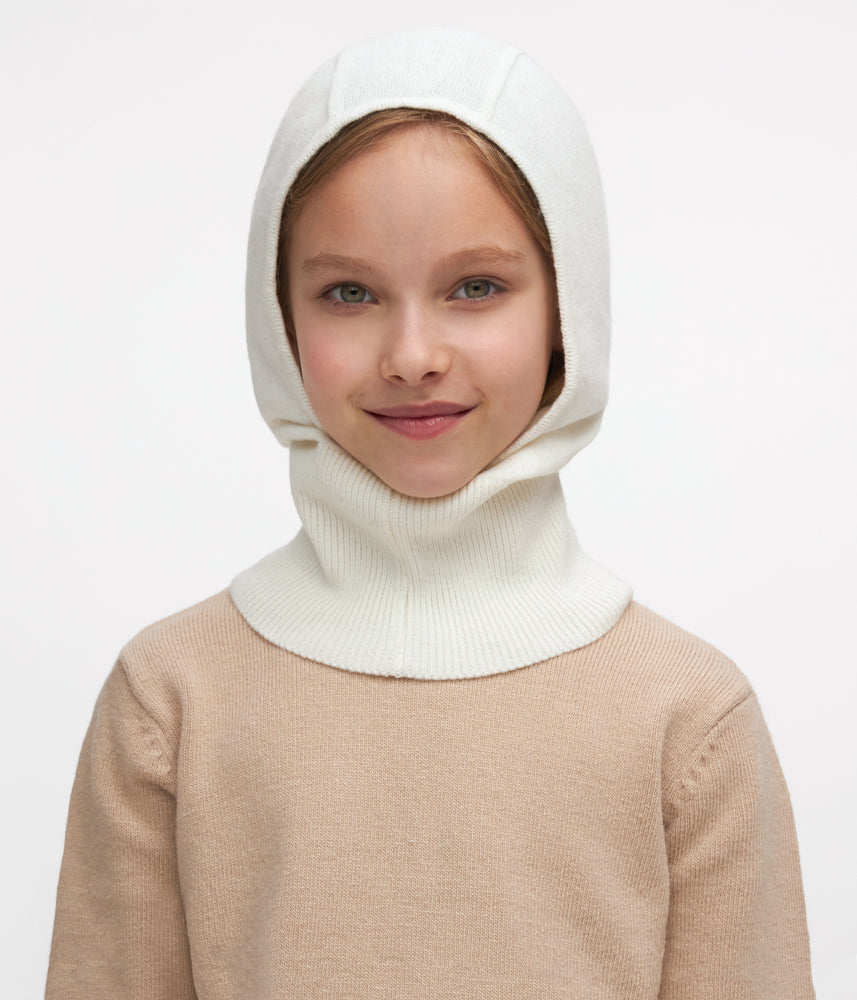 11203 Kids’ Knitted Hood with Cashmere & Wool | Fall & Euro Winter (up to 0°C) | 2–5 Years (52–54 cm)
