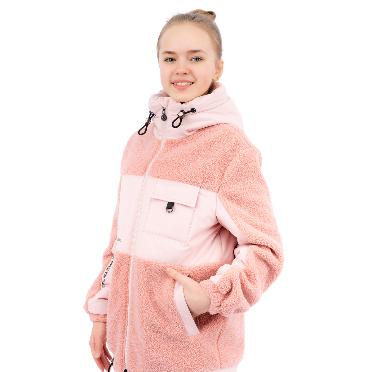 211 Girls’ Mid-Season Jacket with Zipper | Sizes 116–164