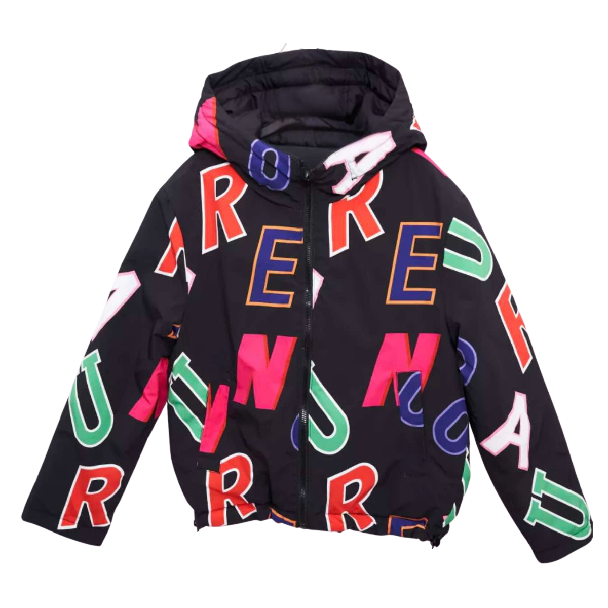 278 Girls’ Reversible Mid-Season Jacket with Bunny Keychain | Ages 5–15 Years | Sizes 110–164 cm