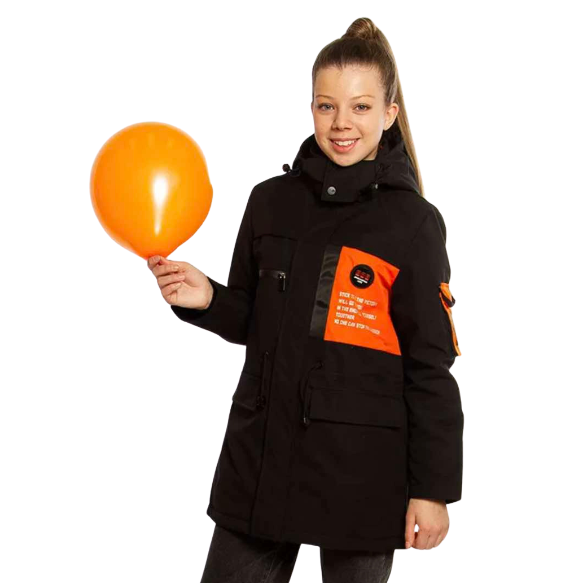 302 Unisex Mid-Season Parka Jacket with Hood – Waterproof & Windproof | Sizes 116–164 cm | Ages 5–15