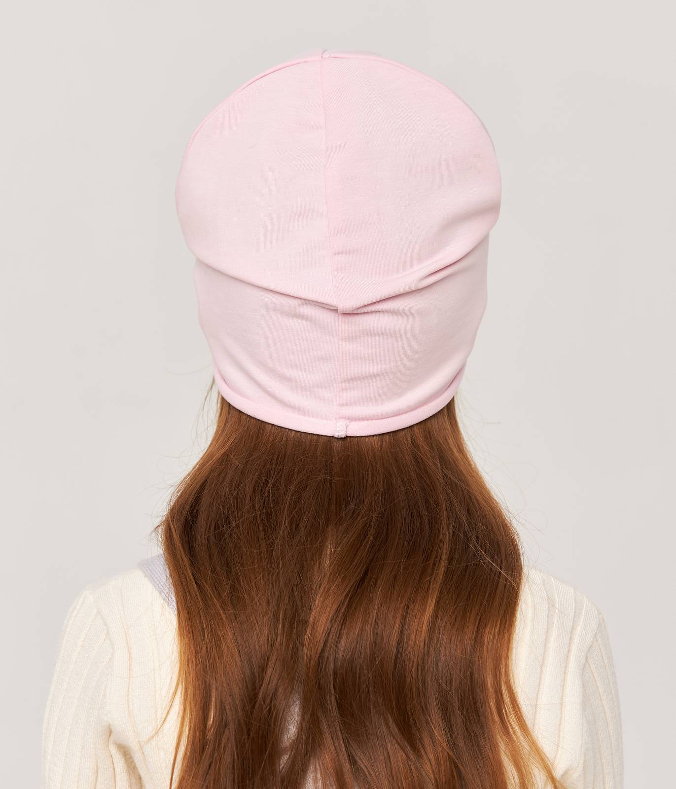 10874 Girls' Cotton Beanie with Cute Deer & Floral Print πΈ Size 50β52 | Ages 18β36 Months | Spring & Autumn | White & Pink Options