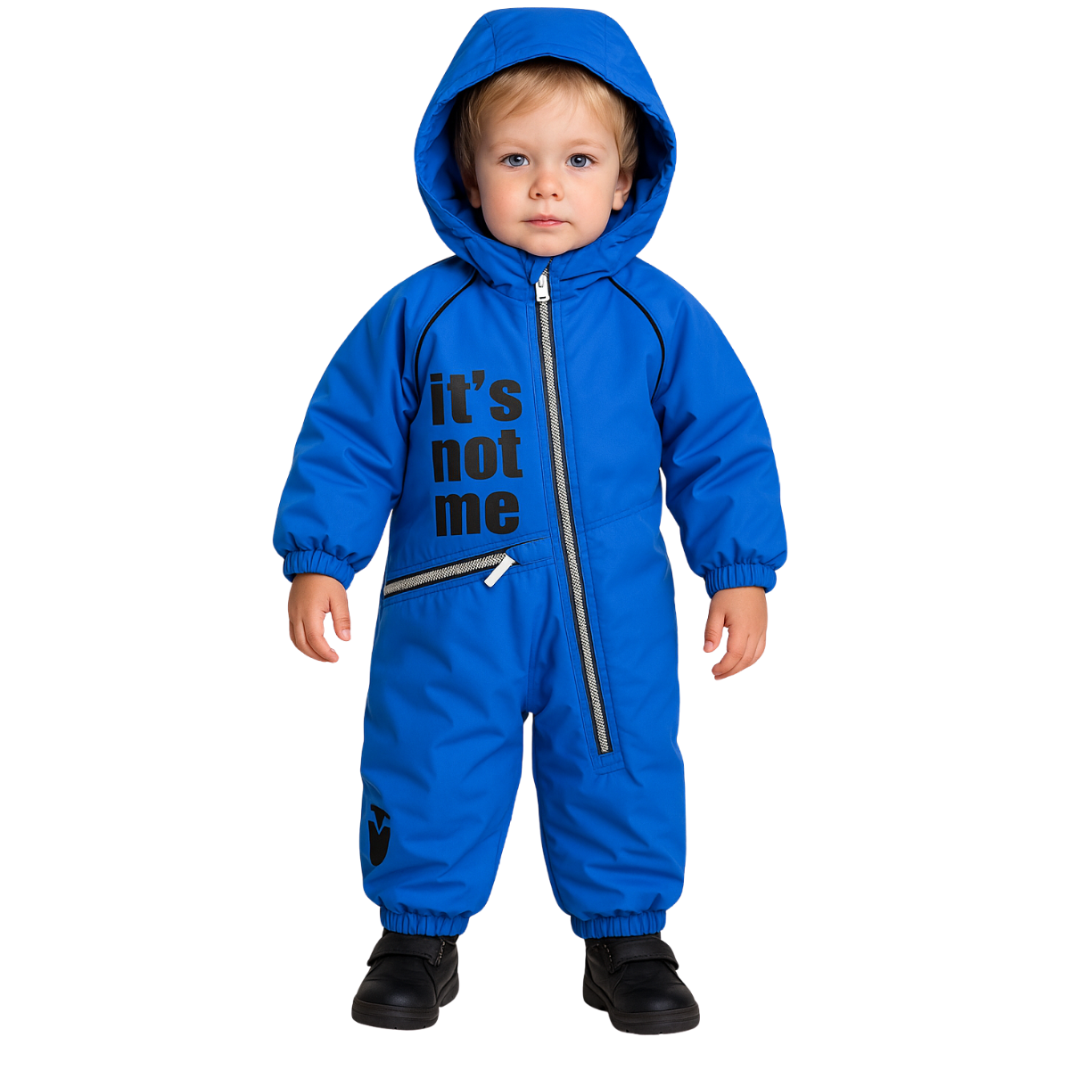 609 Boys’ Mid-Season Hooded Zip-Up Jumpsuit | Sizes 74–98 cm | Mid-Season | Waterproof & Windproof | Cotton Lining | Sizes 9-36 mounts