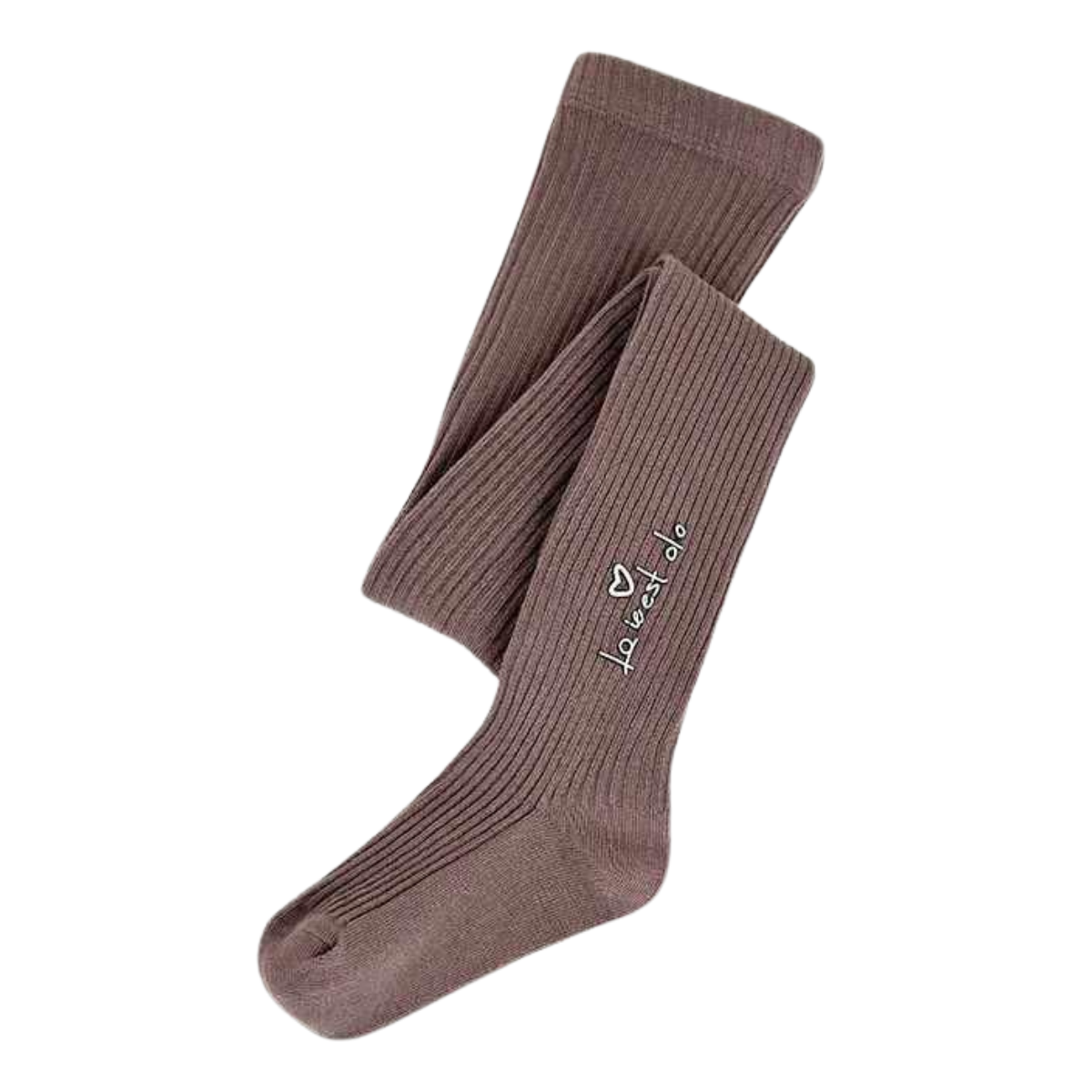 Printed Cotton Tights for Girls β Cozy Fit with Fun Letter Design