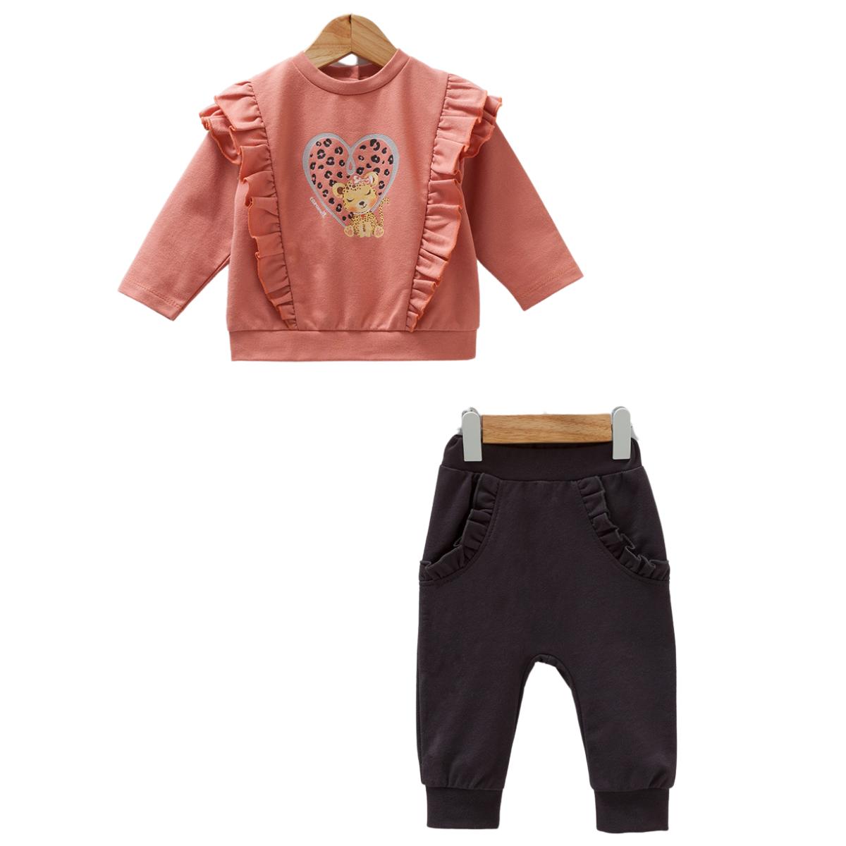 Newborn Clothing Set pink and black