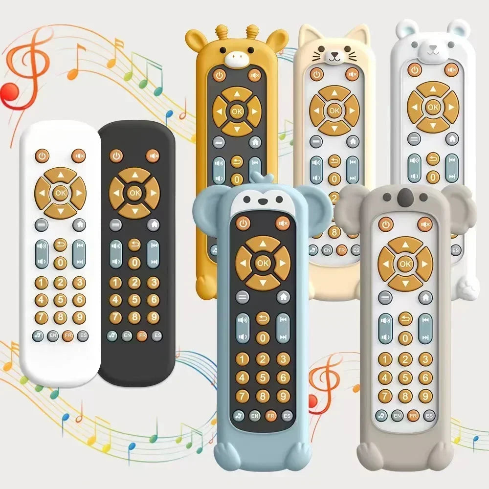 Best Seller Infant Fake TV Remote Control Toys with Music and Light Musical
