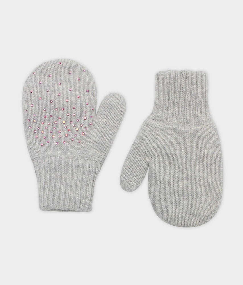 10366 Kids Girls’ Winter Mittens | Ages 2–6 | Double-Layer | With Natural Fur Decoration