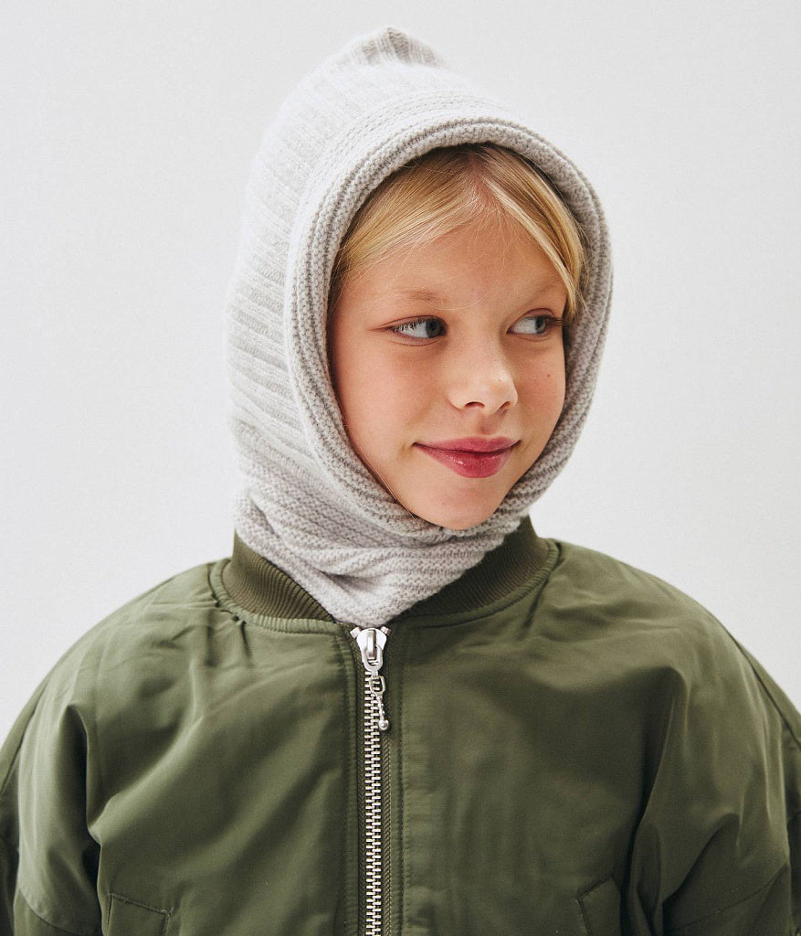 11179 Kids’ & Teens’ Knitted Cashmere & Wool Hood – Fall/Euro Winter | 2–5 Years (52–54 cm), 6+ Years (56–58 cm) | Up to –5°C