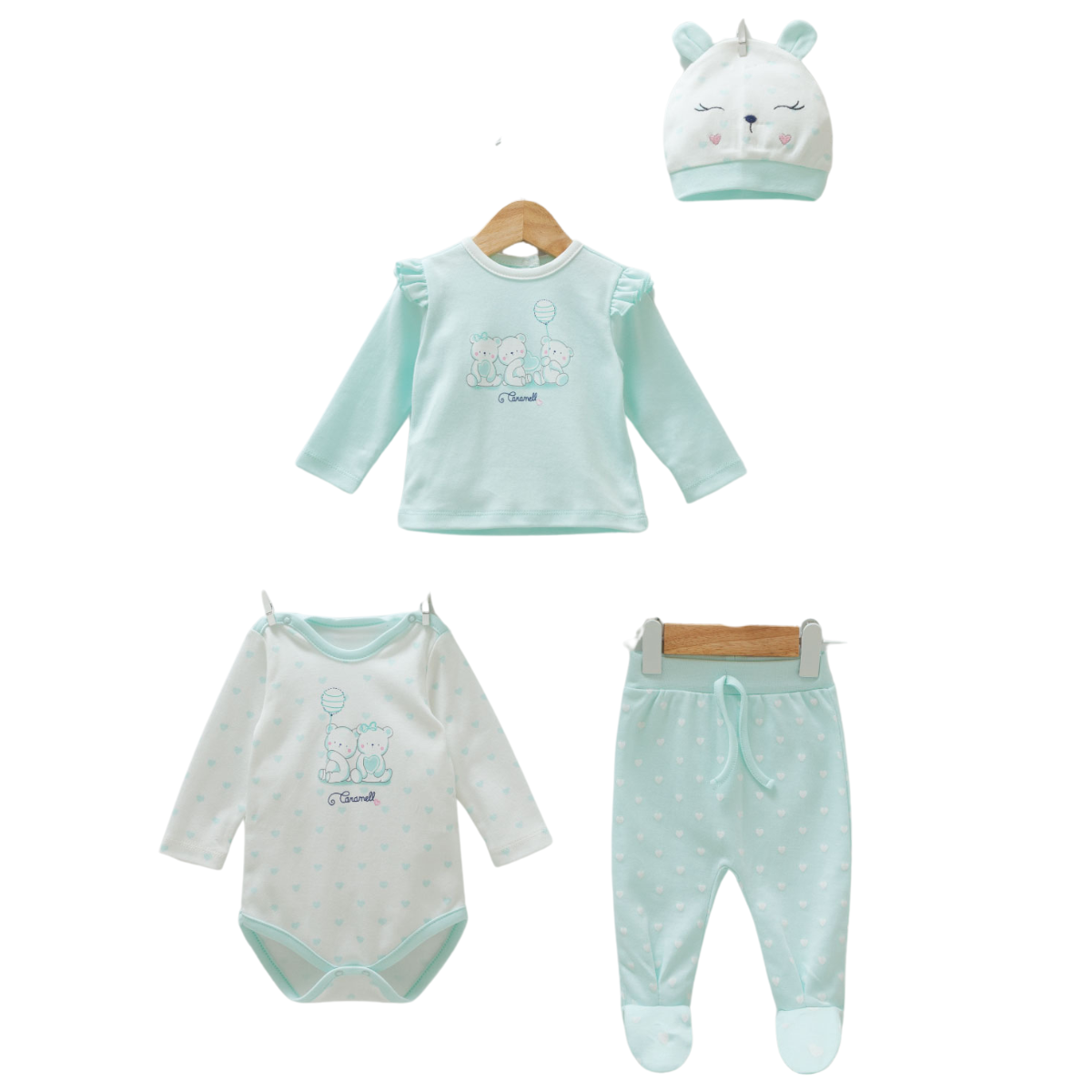 newborn_girls_set cotton mint oft made in turkey