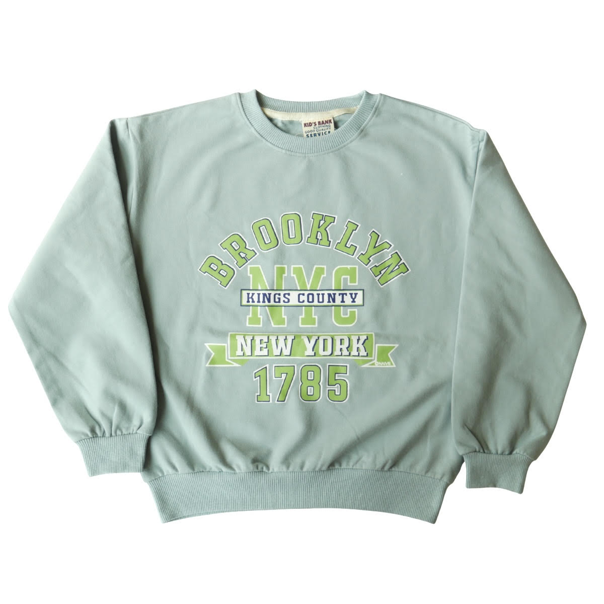 17256 Girls "Brooklyn NYC" Sweatshirt – 100% Cotton, Exceptionally Soft to the Touch | Sizes 100-140 cm