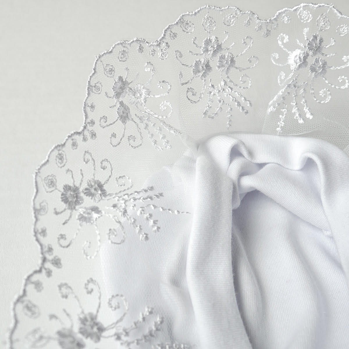 π Christening Gown for Boys and Girls β White & Ivory | 100% Cotton with Lace | Ages 0β4 | Elegant Baptism Outfit