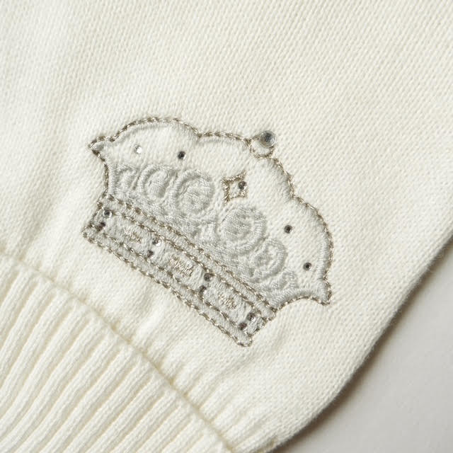 204 Baby Boy "Prince" Knitted Newborn Set (5 Piece) – 100% Organic Cotton | Blanket, Cardigan, Hat, Mittens, Booties | Autumn-Winter-Spring | 0-3 Months (56-62 cm) | Turkey