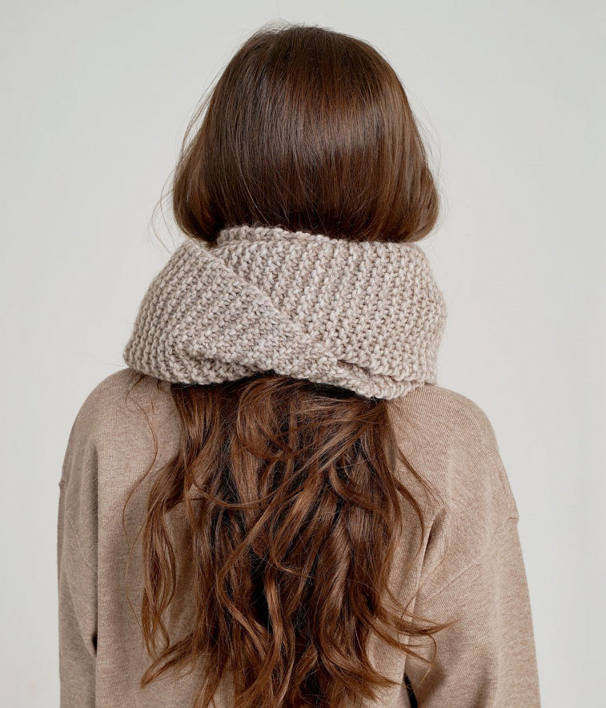 90351 Unisex’ Knitted Winter Snood – Baby Alpaca & Wool Blend | Ages 3+ Years