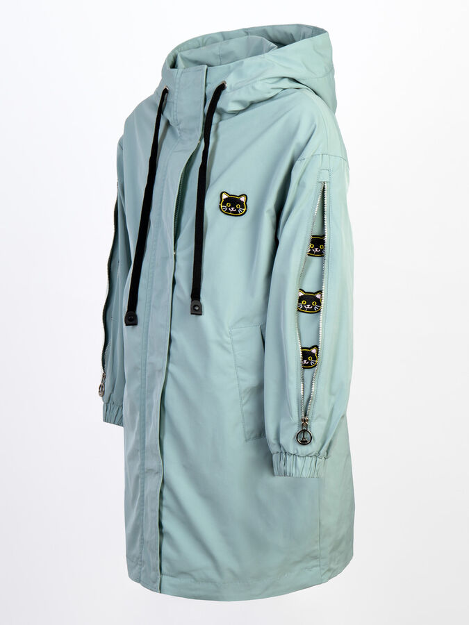 629 Girls' Lightweight Softshell Jacket with Fleece Lining – Waterproof Mid-Season Coat | Sizes 116–140 cm | Ages 5–10