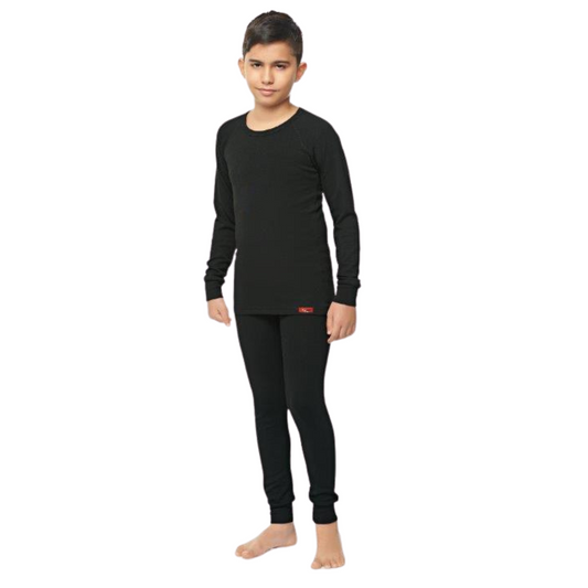213 Boys’ Thermal Underwear Set – Long Sleeve Top & Pants | Sizes 3–17 Years|Viscose,  Polyester,  Elastane|Tyrkey