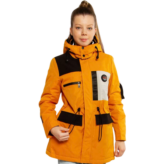 302 Unisex Mid-Season Parka Jacket with Hood – Waterproof & Windproof | Sizes 116–164 cm | Ages 5–15