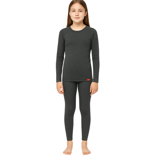 231 Girls’ Thermal Underwear Set – Long Sleeve Top & Pants | Sizes 3–17 Years