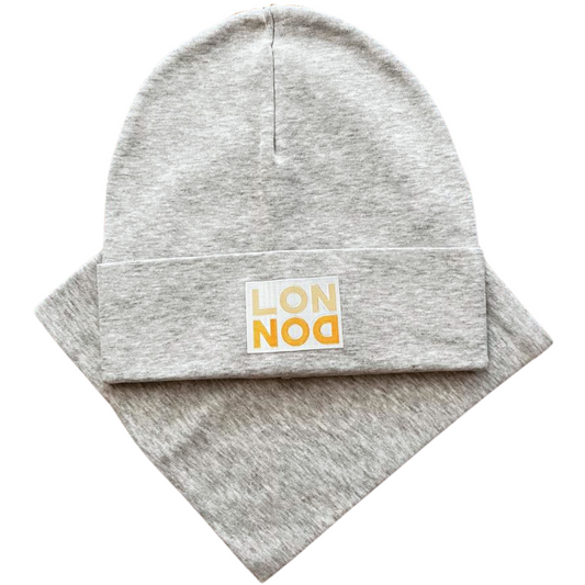 560 Double-Layer Kids’ Set — Beanie & Snood | Unisex | 5–8 Years | Cotton