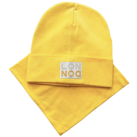 560 Double-Layer Kids’ Set — Beanie & Snood | Unisex | 5–8 Years | Cotton