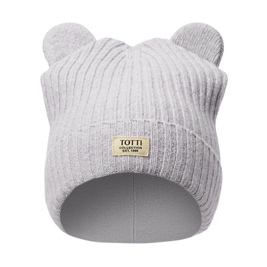12152 Unisex Baby Winter Hat with Ears | 9–18 Months | Cashmere Wool Blend, Cotton + Membrane Lining