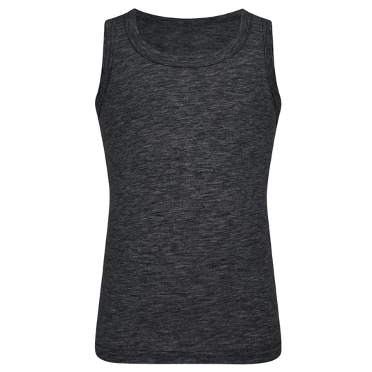 2606 BiyoKids Boys’ Colored Tank Tops – 95% Cotton, 5% Elastane | Ages 1–10 | Made in Turkey | Sold per Piece