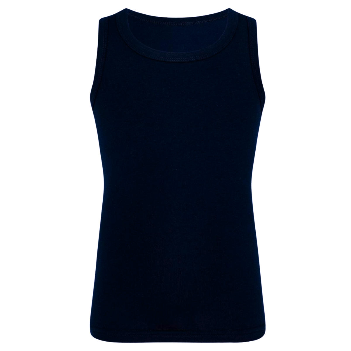 2606 BiyoKids Boys’ Colored Tank Tops – 95% Cotton, 5% Elastane | Ages 1–10 | Made in Turkey | Sold per Piece