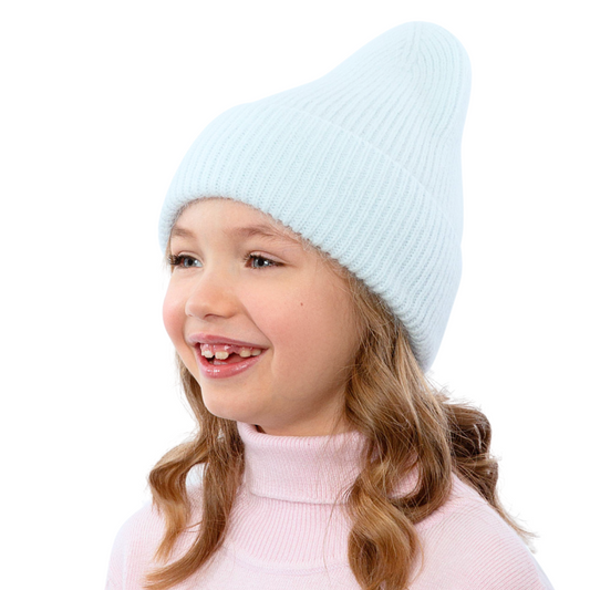 11729 Kids’ Angora Knit Hat – Soft & Warm | Head Circumference 54–56 cm | Ages 6–12 | Up to -5°C
