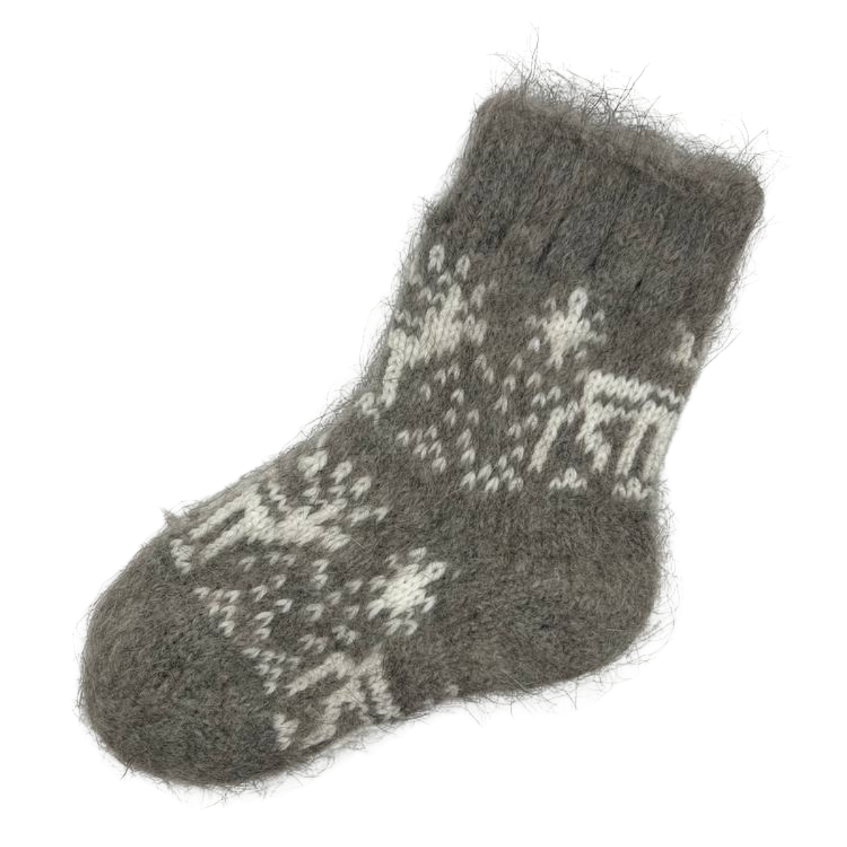 003 Hand-Knitted Unisex Wool Socks | 3–5 Years (16–17.5 cm)