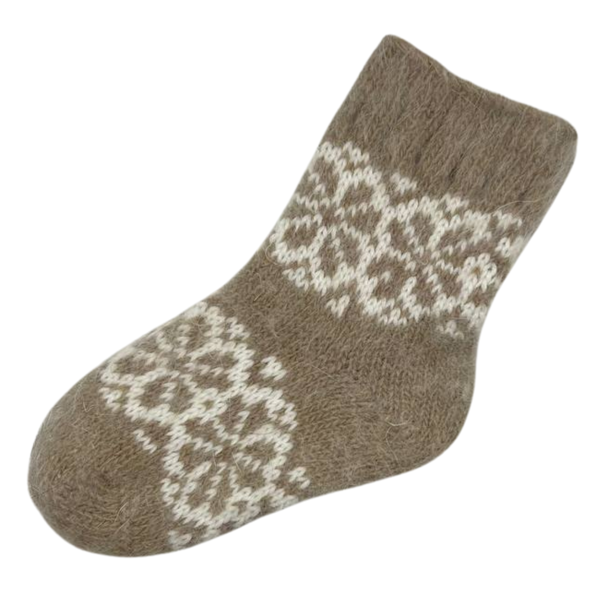 003 Hand-Knitted Unisex Wool Socks | 3–5 Years (16–17.5 cm)