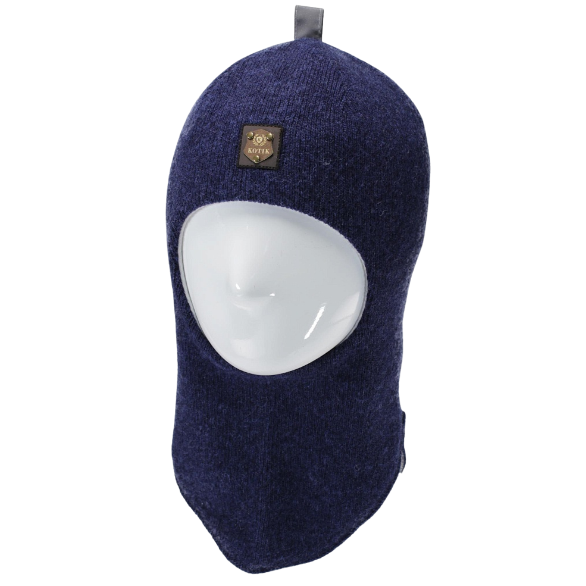 60346 Boys’ Wool-Cashmere Winter Balaclava with Cotton Lining – Solid Colors | Size 48–50, 50-52 | 9–18, 18-30 Months