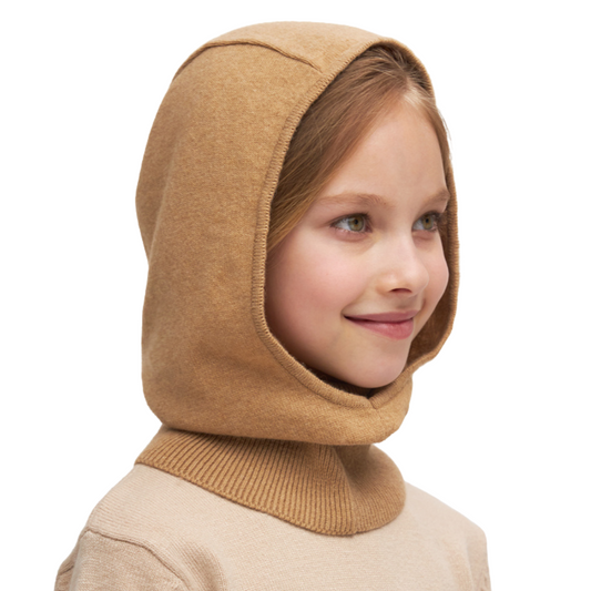 11203 Kids’ Knitted Hood with Cashmere & Wool | Fall & Euro Winter (up to 0°C) | 2–5 Years (52–54 cm)