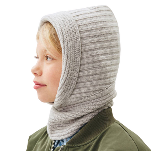 11179 Kids’ & Teens’ Knitted Cashmere & Wool Hood – Fall/Euro Winter | 2–5 Years (52–54 cm), 6+ Years (56–58 cm) | Up to –5°C