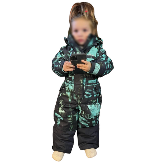1621 Disumer Professional Unisex Kids’ Ski Jumpsuit | Membrane 10,000 / 15,000 | Thinsulate Insulation | Down to –35 °C | Sizes 86,110,140,146 cm (1,4,10,11Y)
