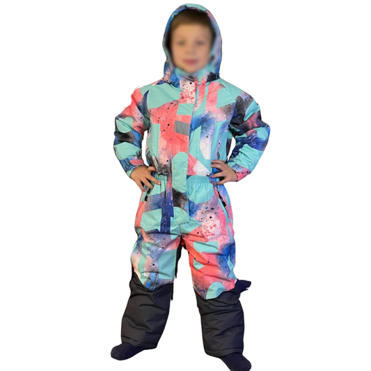 1625 Disumer Professional Girls Kids’ Ski Jumpsuit | Membrane 10,000 / 15,000 | Thinsulate Insulation | Down to –35 °C | Sizes 110–146 cm (4–11Y)